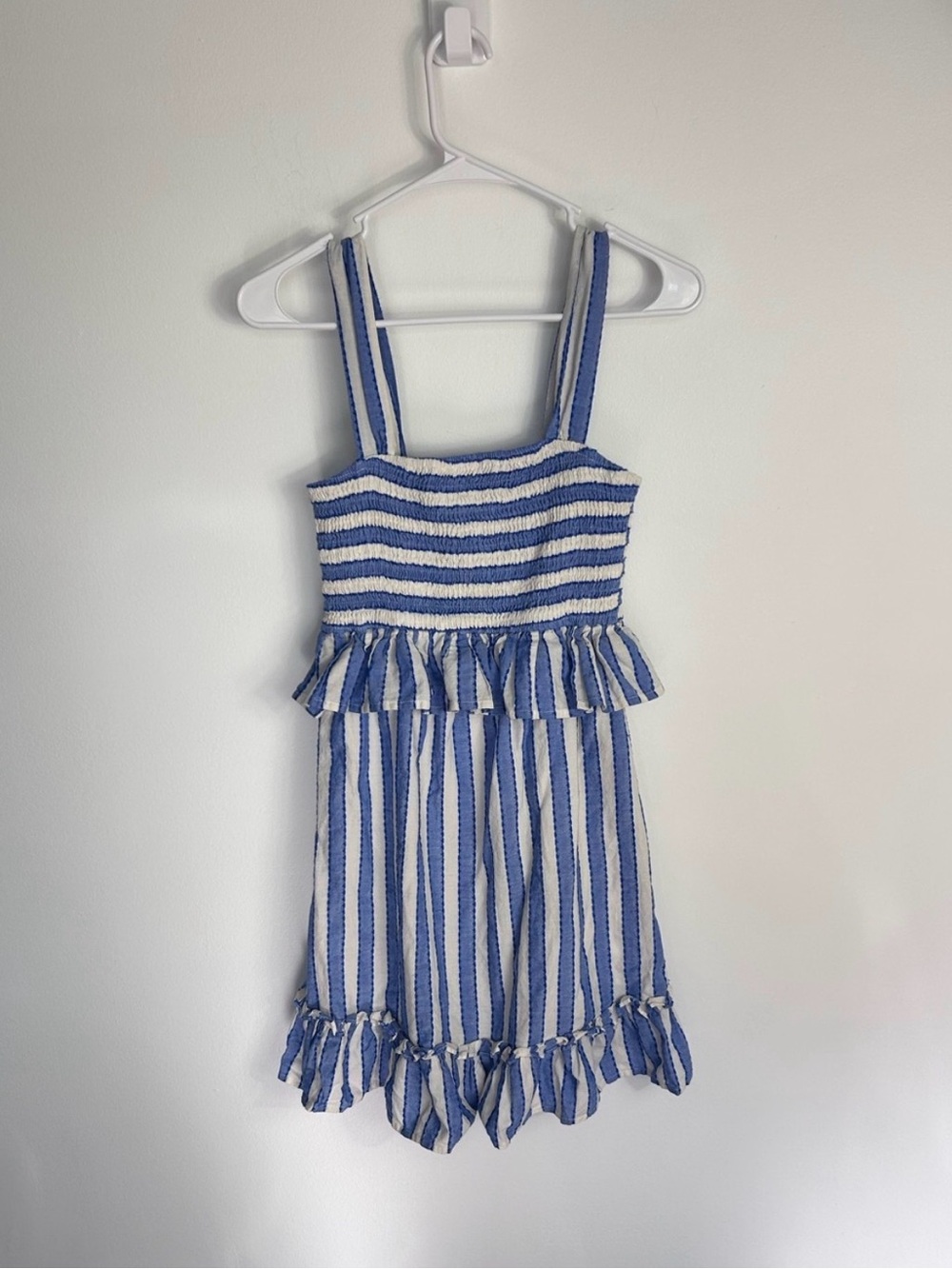 TCEC Blue and White Mini Dress - Small - Picture 2 of 4